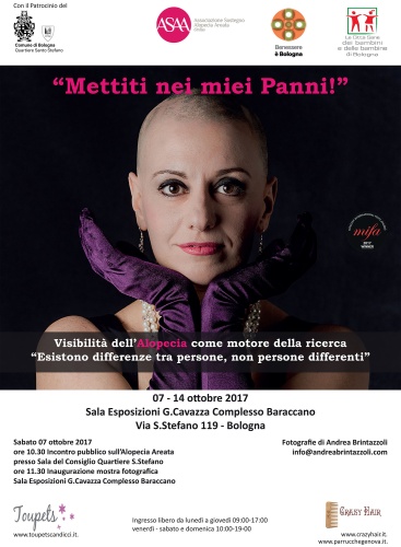 Ottobre 2017 Mostra Fotografica: "Mettiti nei miei Panni!" - Bologna